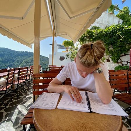 studying russian with a view