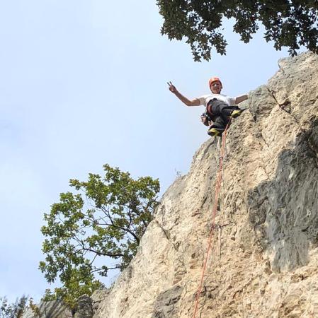 Kletter für vier tag