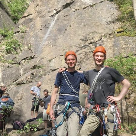 Ich und mein Kletterpartner