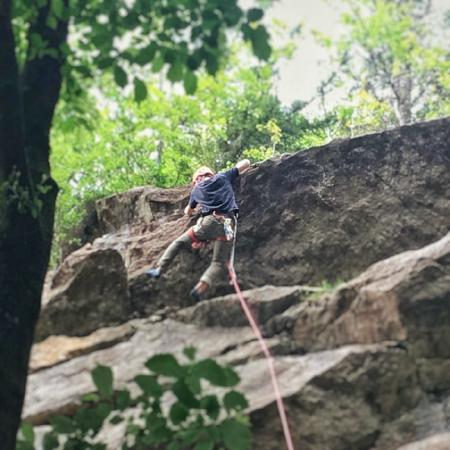 Ich komme aus der Überhang