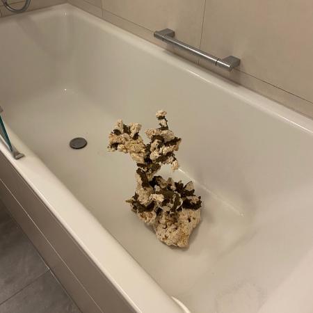 washing uncycled dry rock