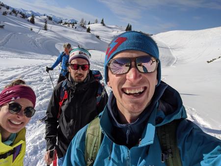 exiting resort selfie