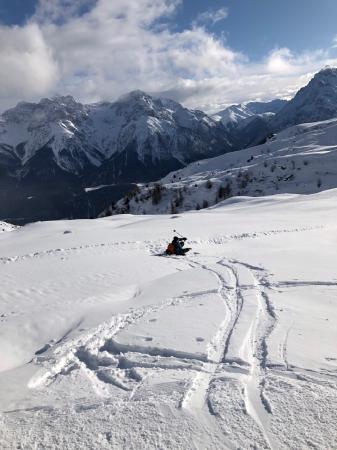 my first few meters ski touring