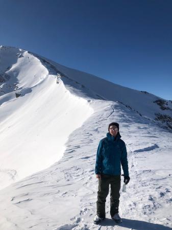 piz minschun in the background