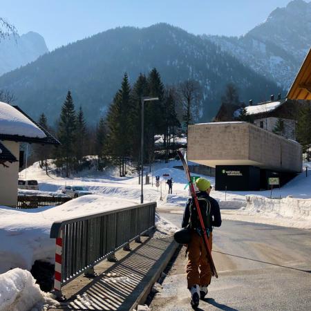 leaving the parking lot