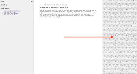 ascii-forest Beispiel